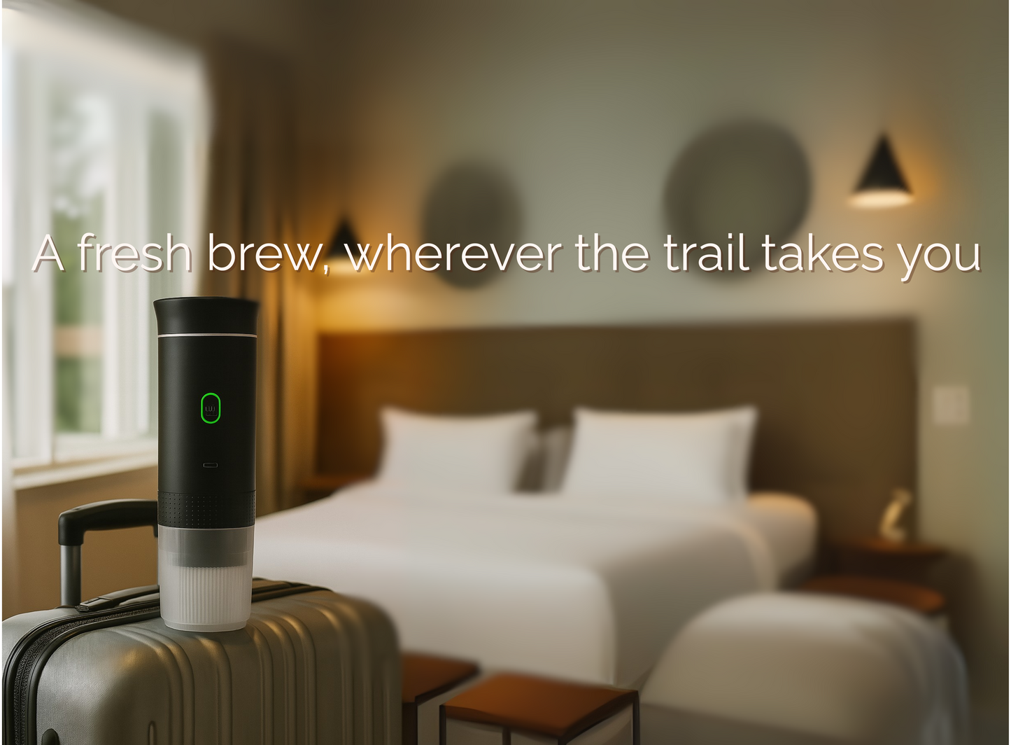 BrewMate 3-in-1 Portable Espresso Maker, Capsules & Ground Coffee